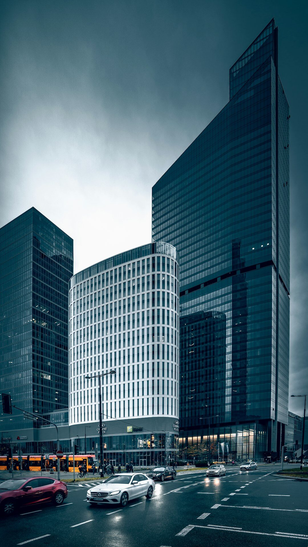 modern city street