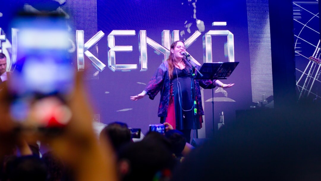 celebrity on stage